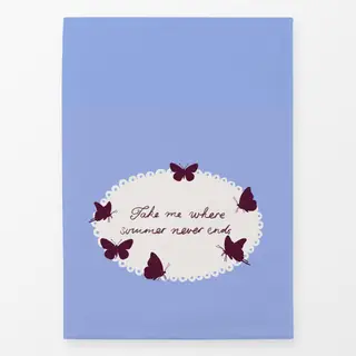 Geschirrtücher Schmetterlinge Spitze Typo