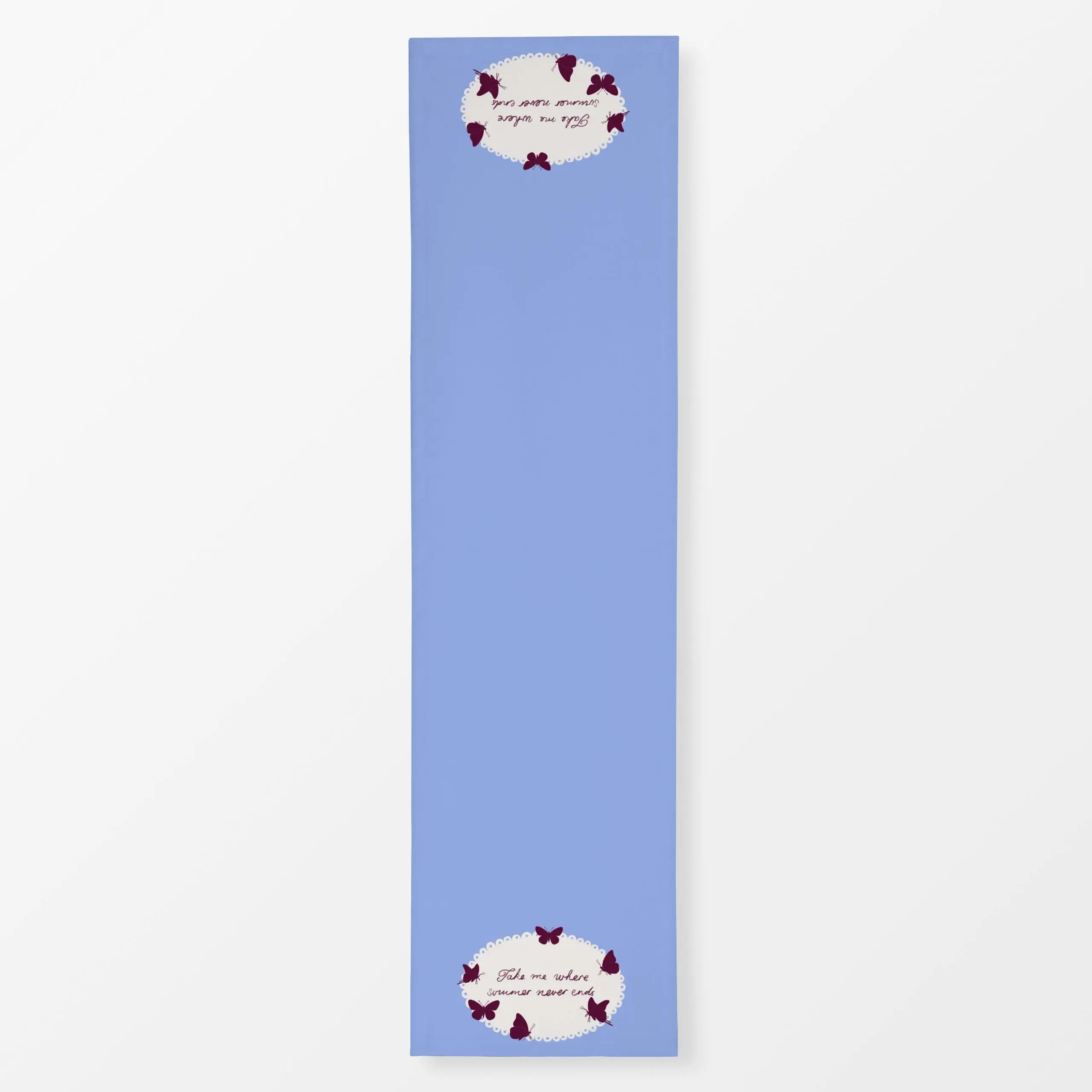 Tischläufer Schmetterlinge Spitze Typo - Sommer, Tiere, Sprüche & Schriftzüge - von „Sophie Augustin Illustration"; Schmette...