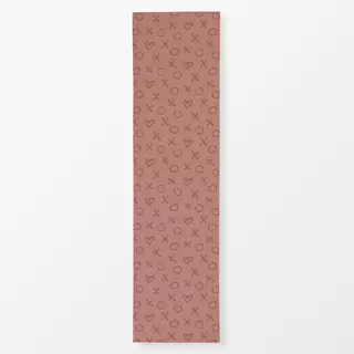 Tischläufer XO Heart 5 Terracotta