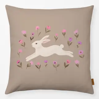 Kissen Osterhase Blumen
