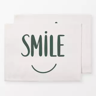 Tischset Smile beige grün