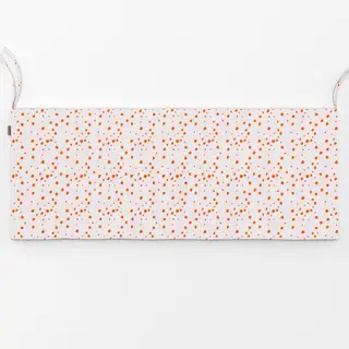 Bankauflage Fleckenmuster Orange