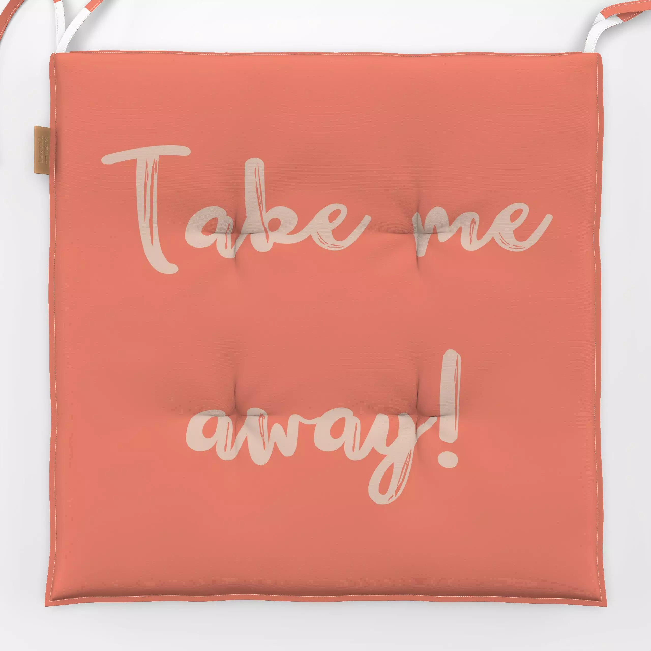 Sitzkissen Urlaub - Sommer, Reise - von „Sabrina Ziegenhorn“; Sommer, Urlaub, typografie, van, Camping, Reisen, abenteuer, R...