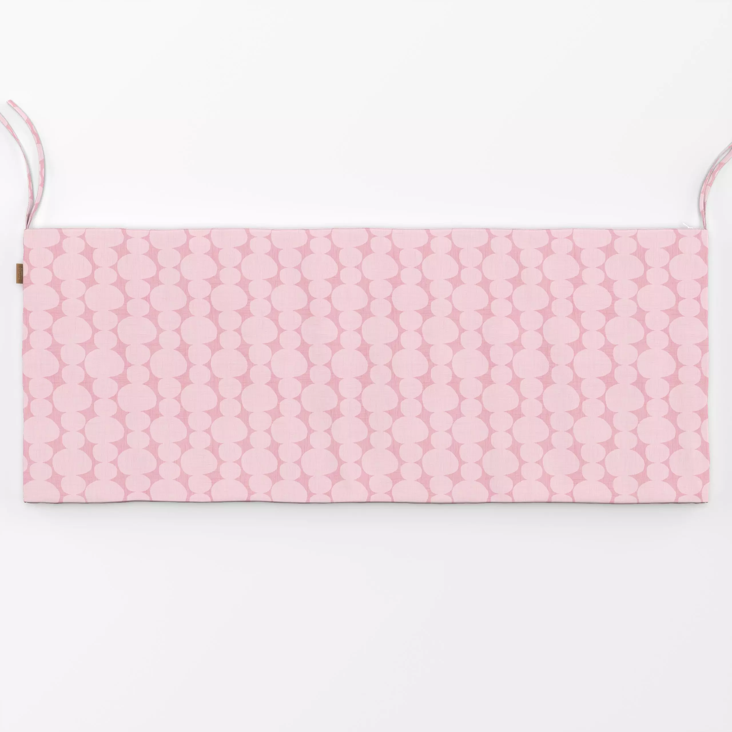 Bankauflage Kreise rosa - Herbst, Symbole & Muster - von „Kathrin Löffler"; abstrakt, rosa, Retro, Geometrisch, Kreise