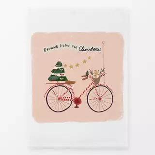 Geschirrtücher Weihnachtsfahrrad