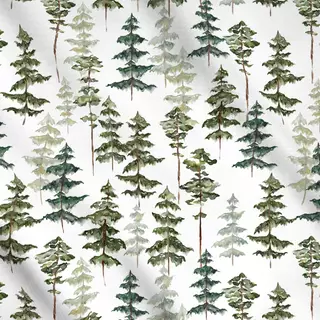 Meterware Winterweiße Weihnacht Wald