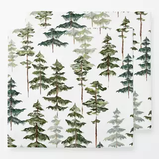 Servietten Winterweiße Weihnacht Wald