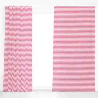 Dekovorhang Streifen Beige Pink