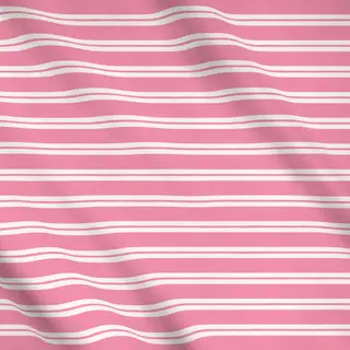 Meterware Streifen Beige Pink