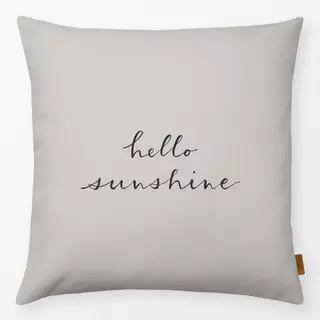 Kissen hello sunshine beige