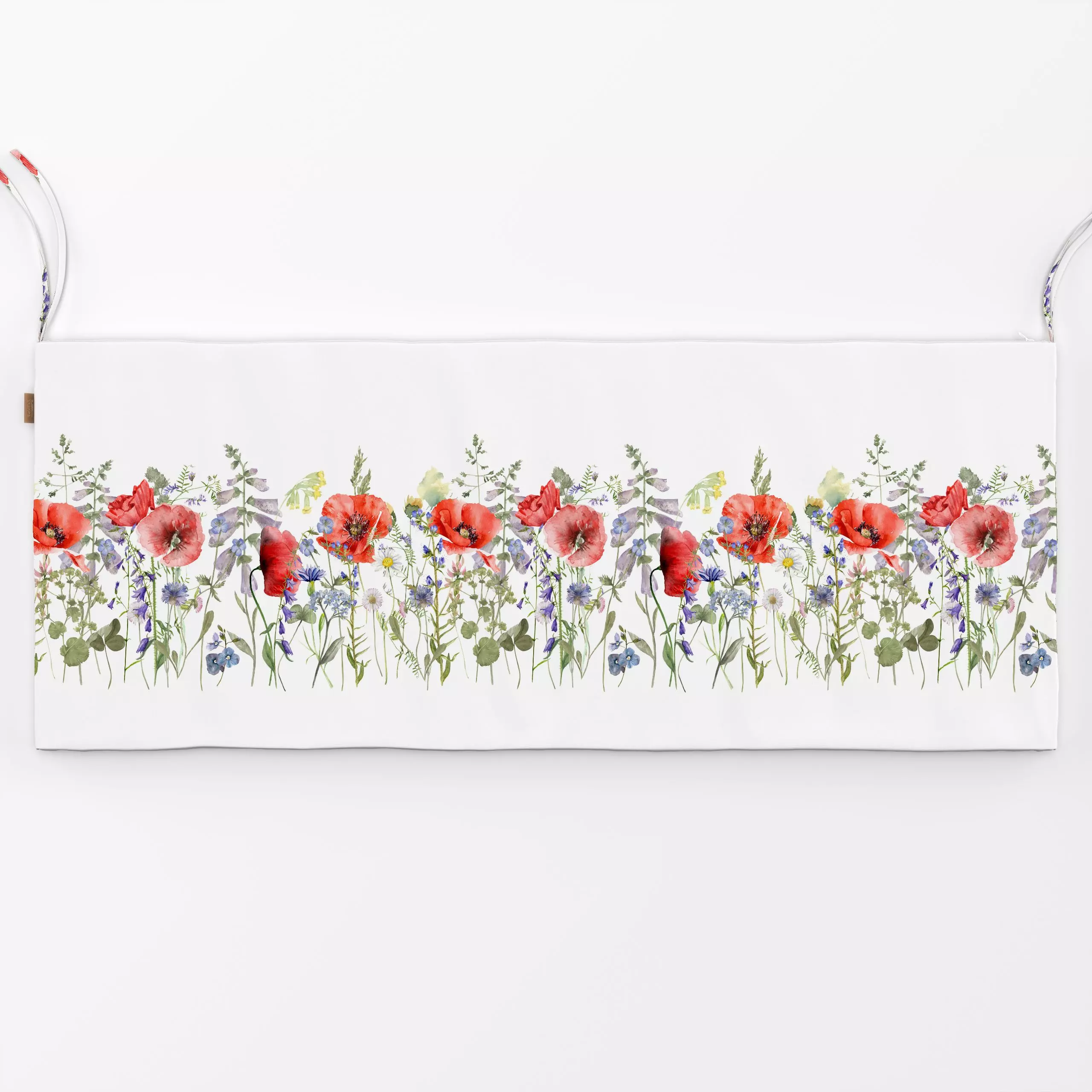 Bankauflage Blumenwiese - Blumen & Florales, Pflanzen & Botanik - von „Uta Naumann"; Natur, Blumen, Wildblumen, Sommerblumen...