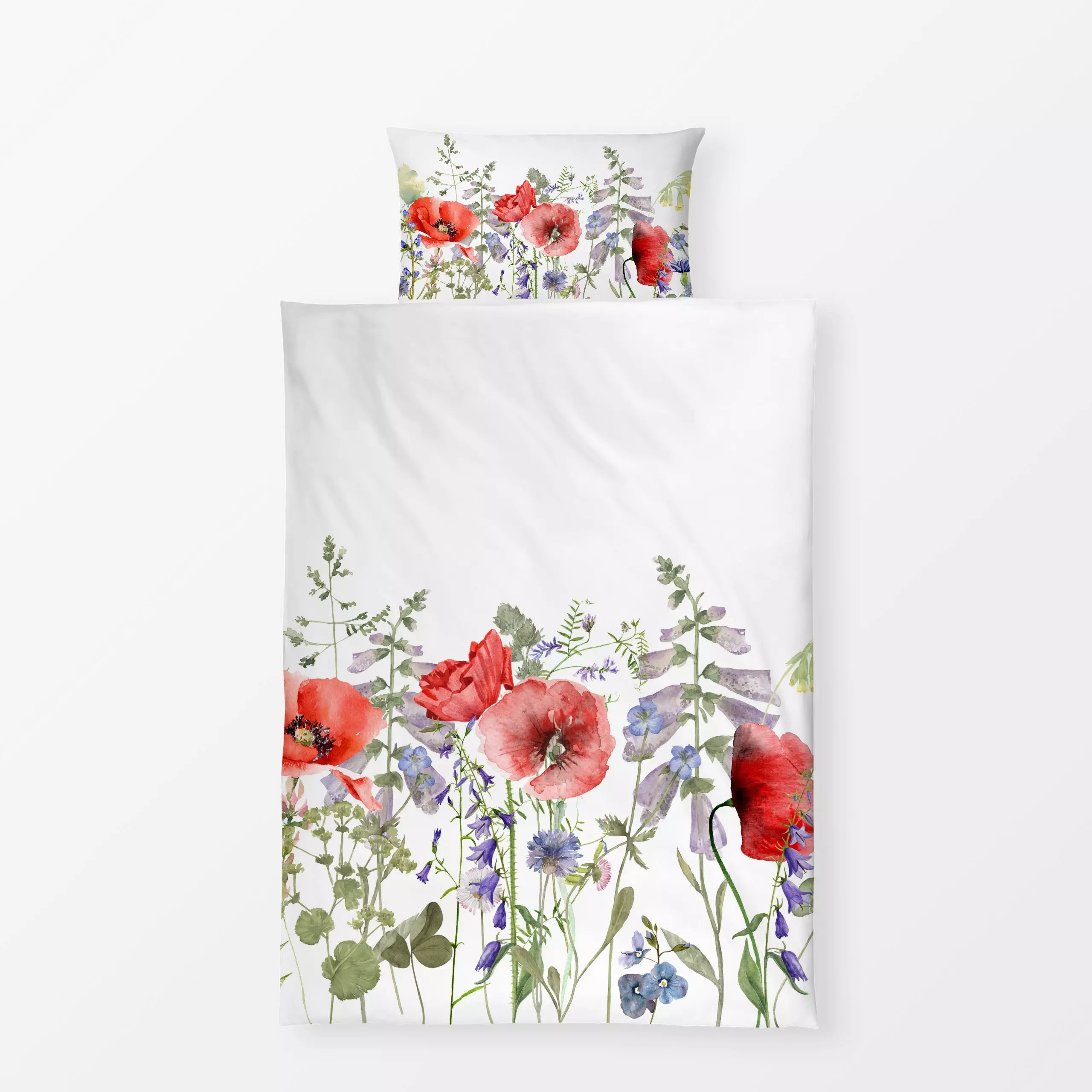 Bettwäsche Blumenwiese - Blumen & Florales, Pflanzen & Botanik - von „Uta Naumann"; Natur, Blumen, Wildblumen, Sommerblumen,...