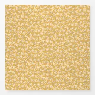 Tischdecke Blumen Muster Beige Gelb