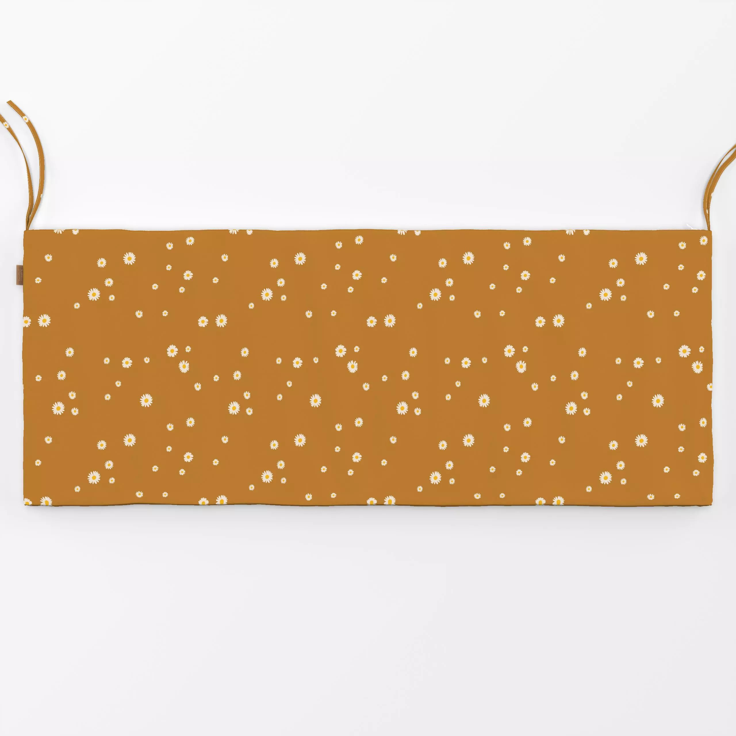 Bankauflage Kamillenblüten Ocker - Blumen & Florales, Herbst - von „Sophie Augustin Illustration"; Blumen, Blüten, Kamille, ...