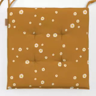 Sitzkissen Kamillenblüten Ocker