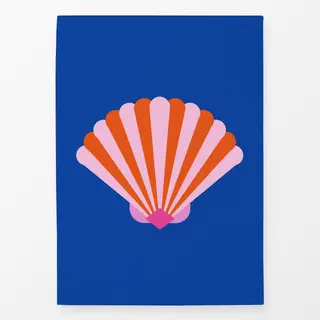 Geschirrtücher Shell and Stripes Orange