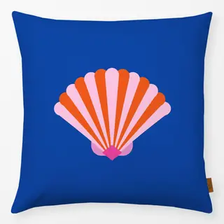 Kissen Shell and Stripes Orange