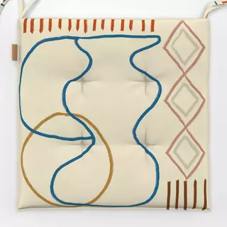 Sitzkissen Abstract Boho Geometric