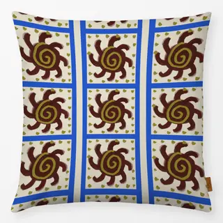 Kissen Swirl Sun Pattern