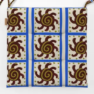 Sitzkissen Swirl Sun Pattern