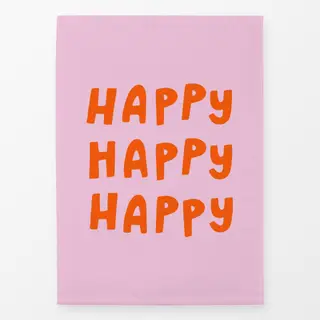Geschirrtücher Typo Happy