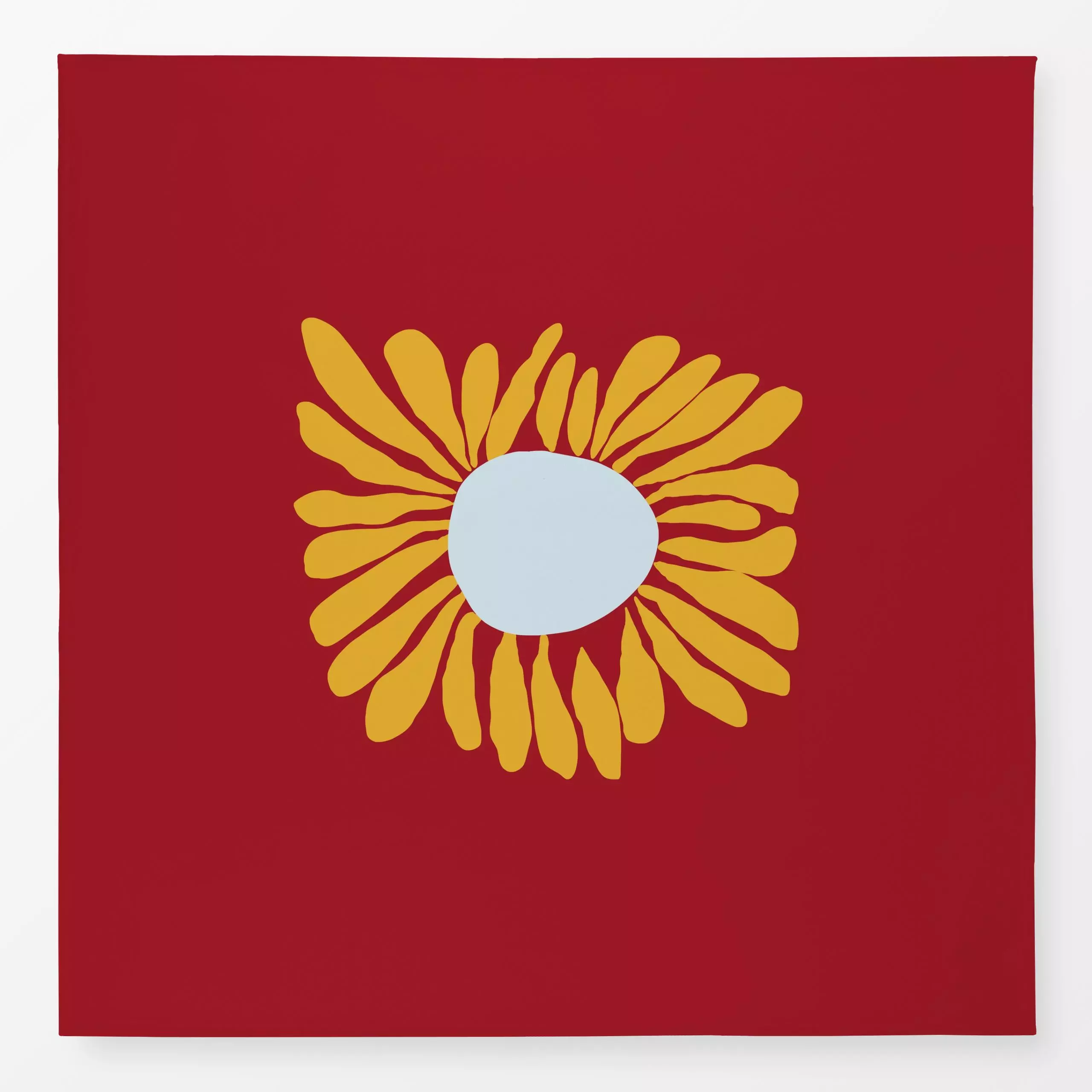 Tischdecke Moderne Sonnenblume No1 - Herbst, Symbole & Muster - von „Ursula Tücks"; modern, Herbst, gelb, herbstlich, senfge...