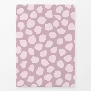 Geschirrtuch Punkte Verstreut Rosa Pastel