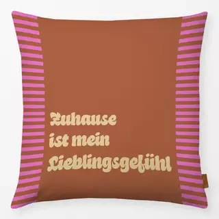 Kissen Zuhause Pink