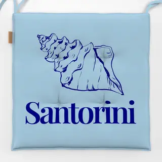 Sitzkissen Santorini Seashell