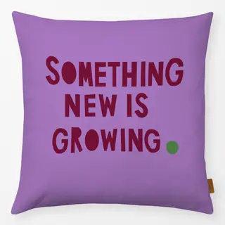 Kissen Something new lila burgundy