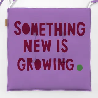 Sitzkissen Something new lila burgundy