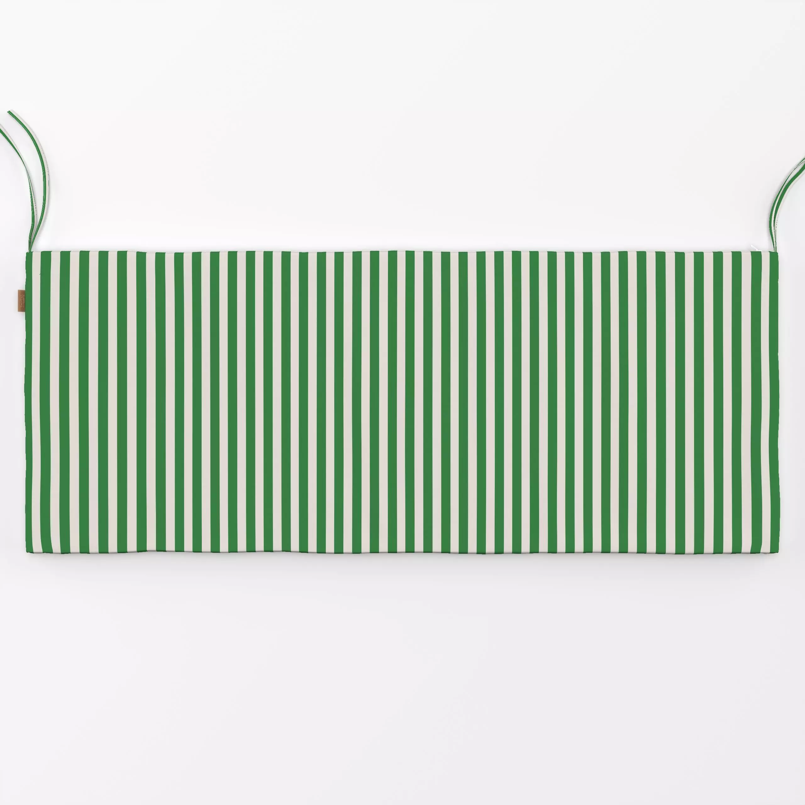 Bankauflage Stripes Wiesengrün - Frühling, Symbole & Muster - von „textilwerk"; Illustration, skandinavisch, beige, Ostern, ...
