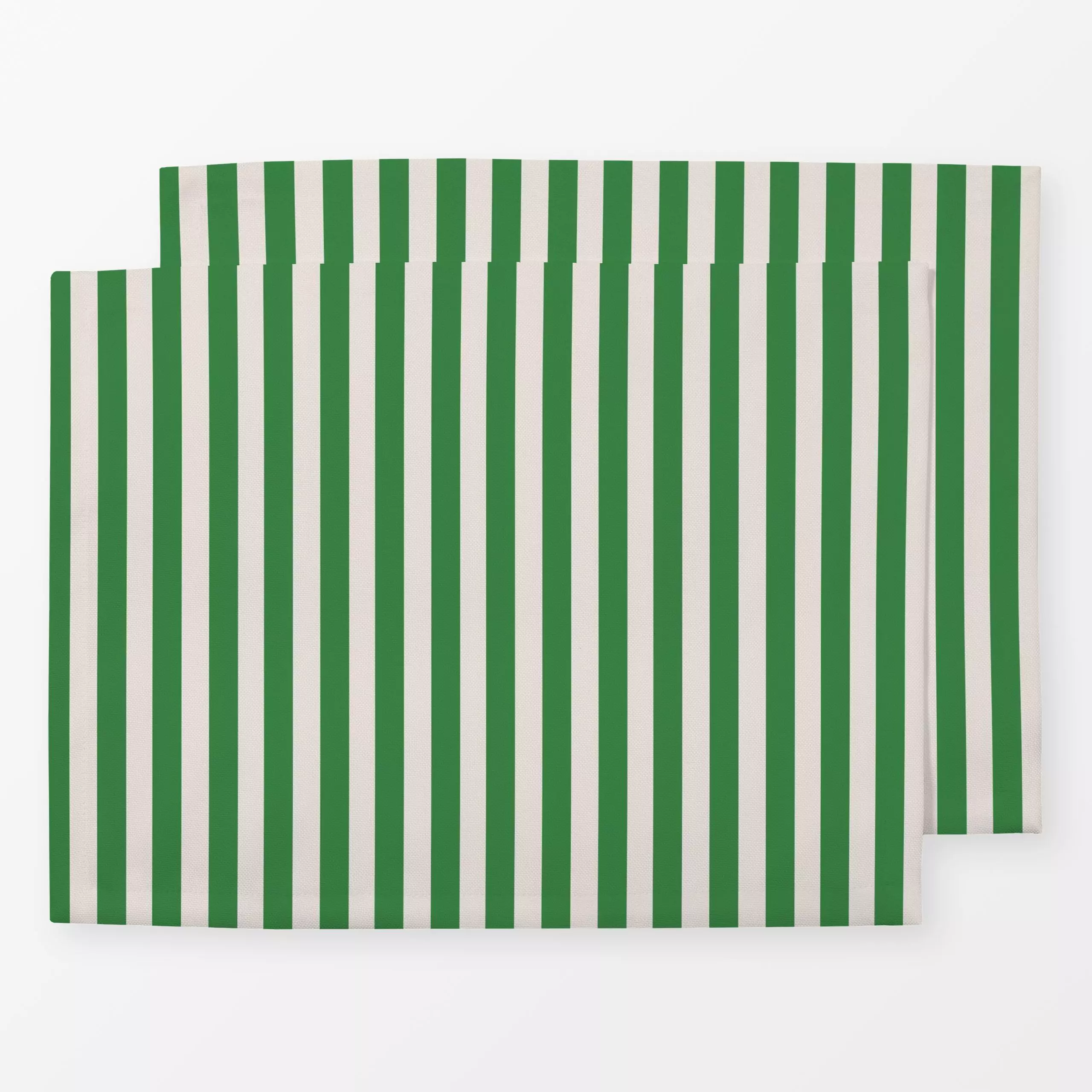 Tischset Stripes Wiesengrün - Frühling, Symbole & Muster - von „textilwerk"; Illustration, skandinavisch, beige, Ostern, min...