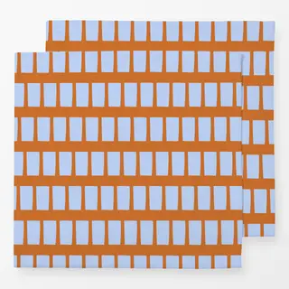 Servietten Himmelblau Grid