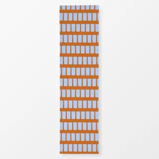 Tischläufer Himmelblau Grid