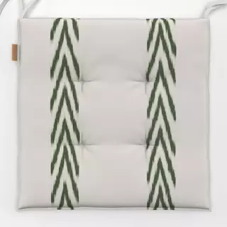 Sitzkissen Stripes Ikat Green