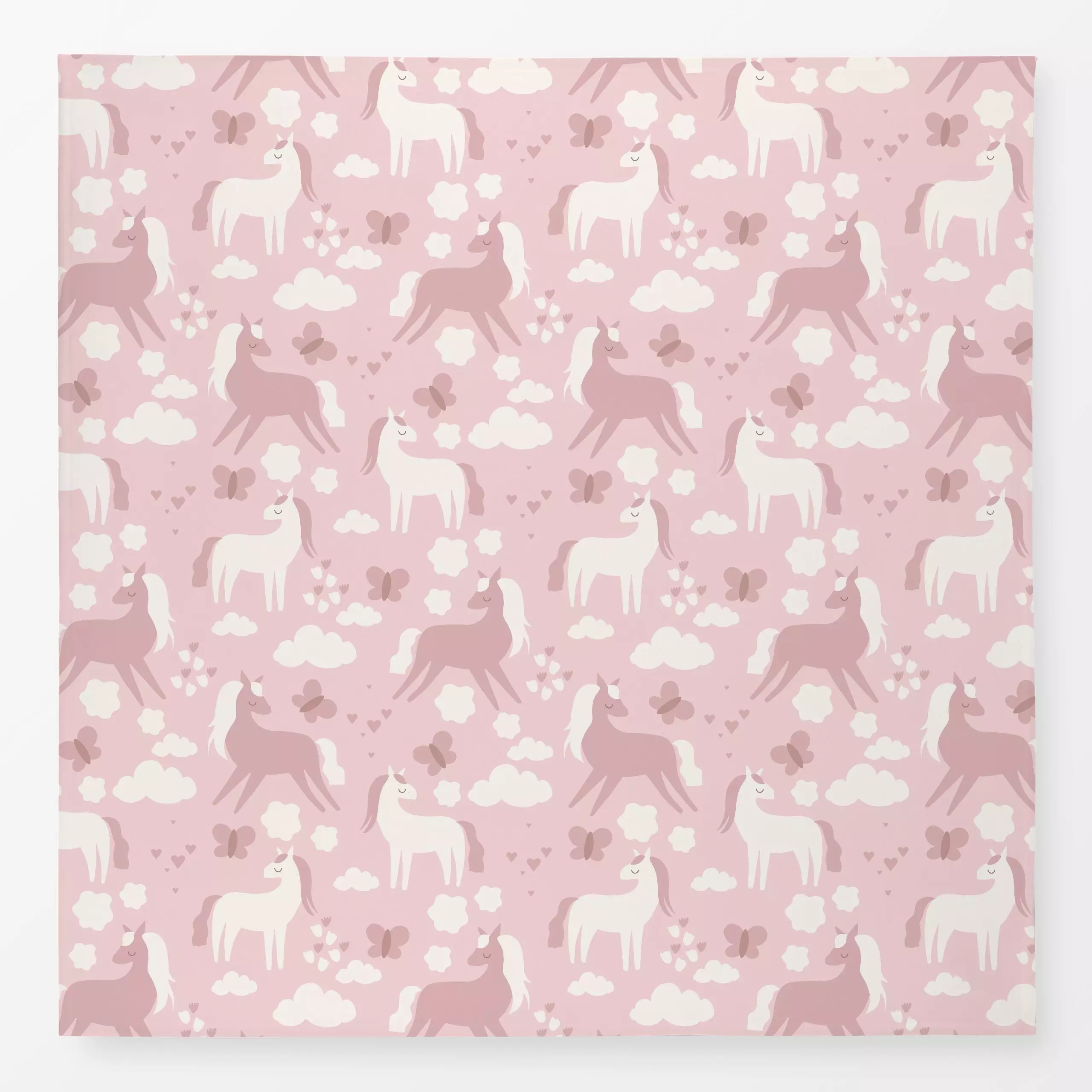 Tischdecke Rosa Ponys, fürs Kinderzimmer, von Sara Maria