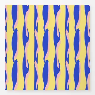 Tischdecke COLORFUL TIGER BLUE