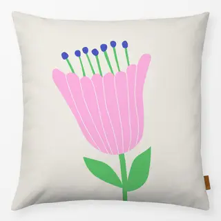 Kissen Blume rosa