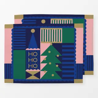 Tischset Ho Ho Holiday