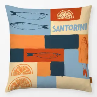 Kissen Santorini Pattern