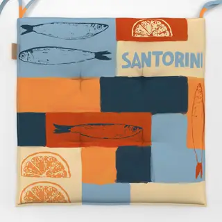Sitzkissen Santorini Pattern