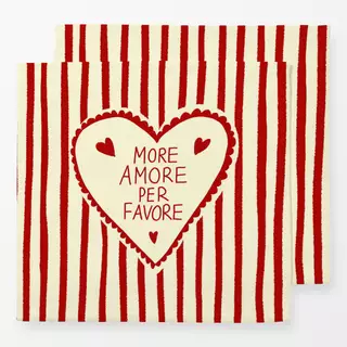 Servietten More Amore Per Favore