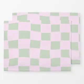 Tischset Lucky Me Rosa Karo