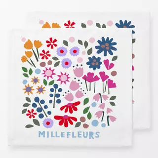 Servietten Millefleurs weiß