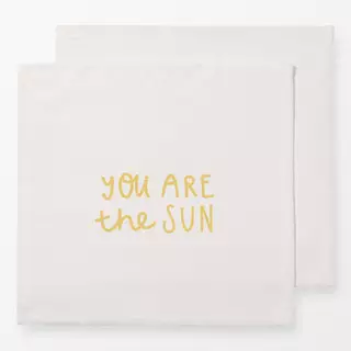 Servietten You Are The Sun Buttermilk