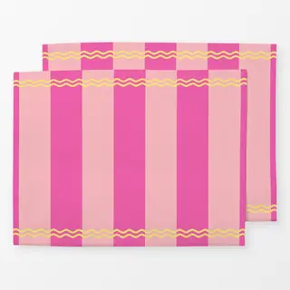 Tischset COLORFUL AND BOLD PINK