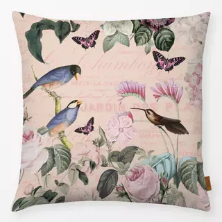 Kissen Pink Bird Romance