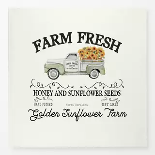 Tischdecke Cottage Summer Sunflower Farm