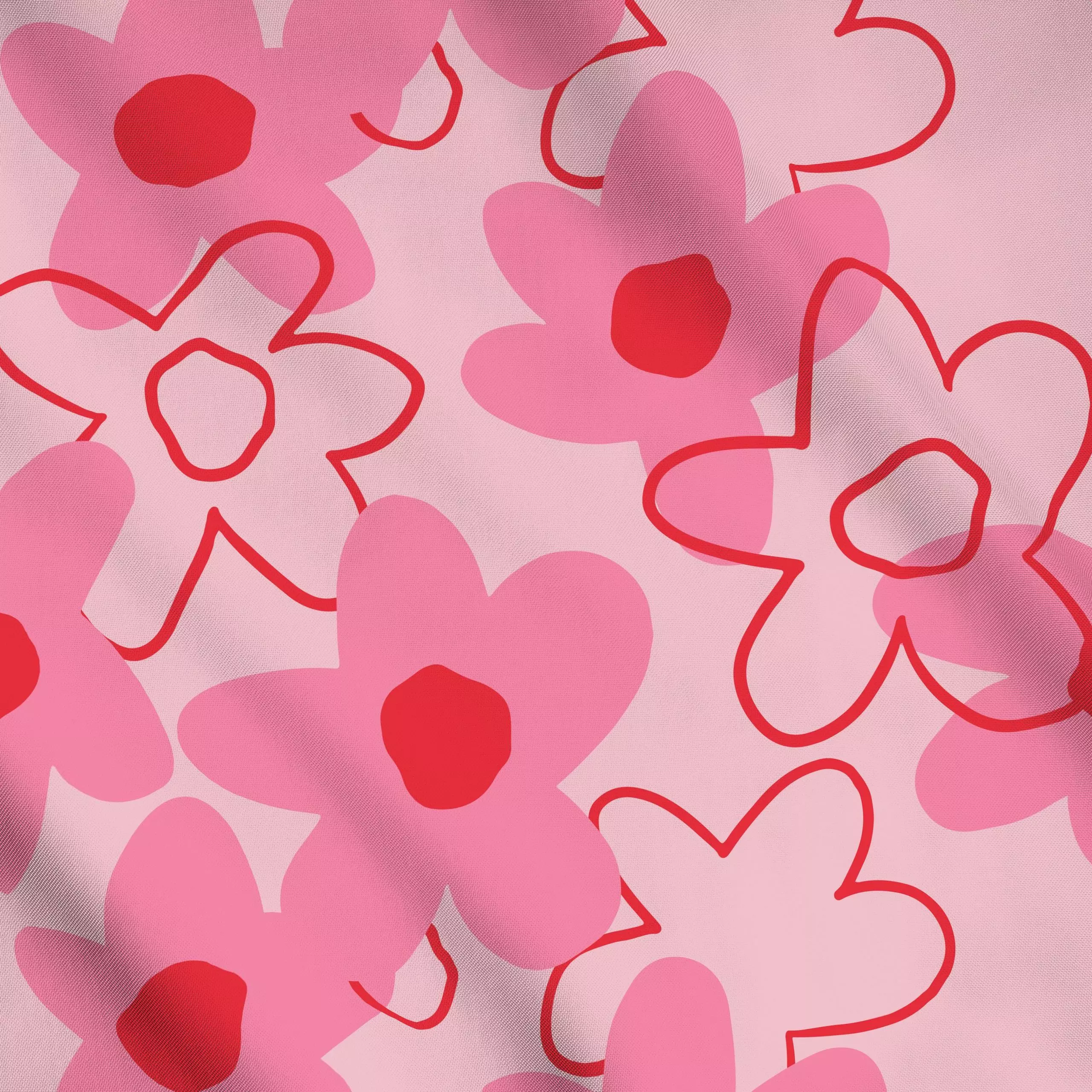 Meterware Spring Flower Pattern - Blumen & Florales - von „Kruth Design"; Blumen, Garten, Protea, Blüten, floral, Geschenk, ...